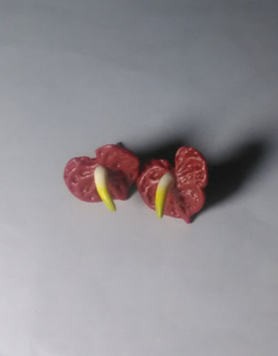 Anthurium Earrings
