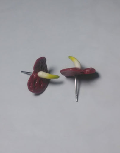 Anthurium Earrings