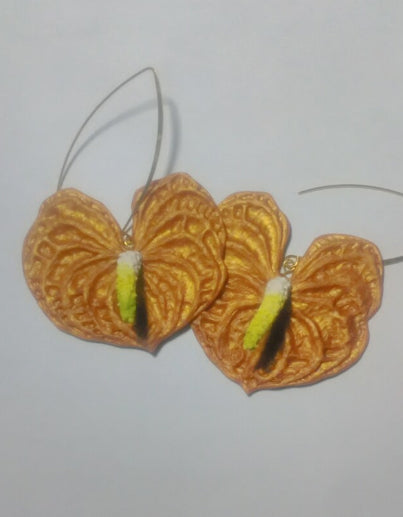 Anthurium Earrings