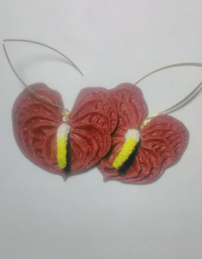 Anthurium Earrings