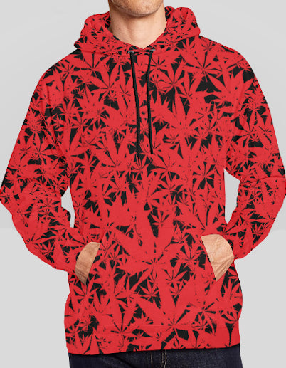 Ganja Print Pullover Hoodie