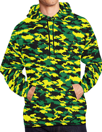 Jamaican Camouflage Pullover Hoodie