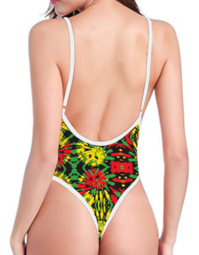 Jamaica Tye Dye Thong Swimsuit