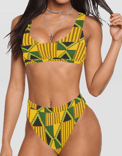 Kente Sport Bikini