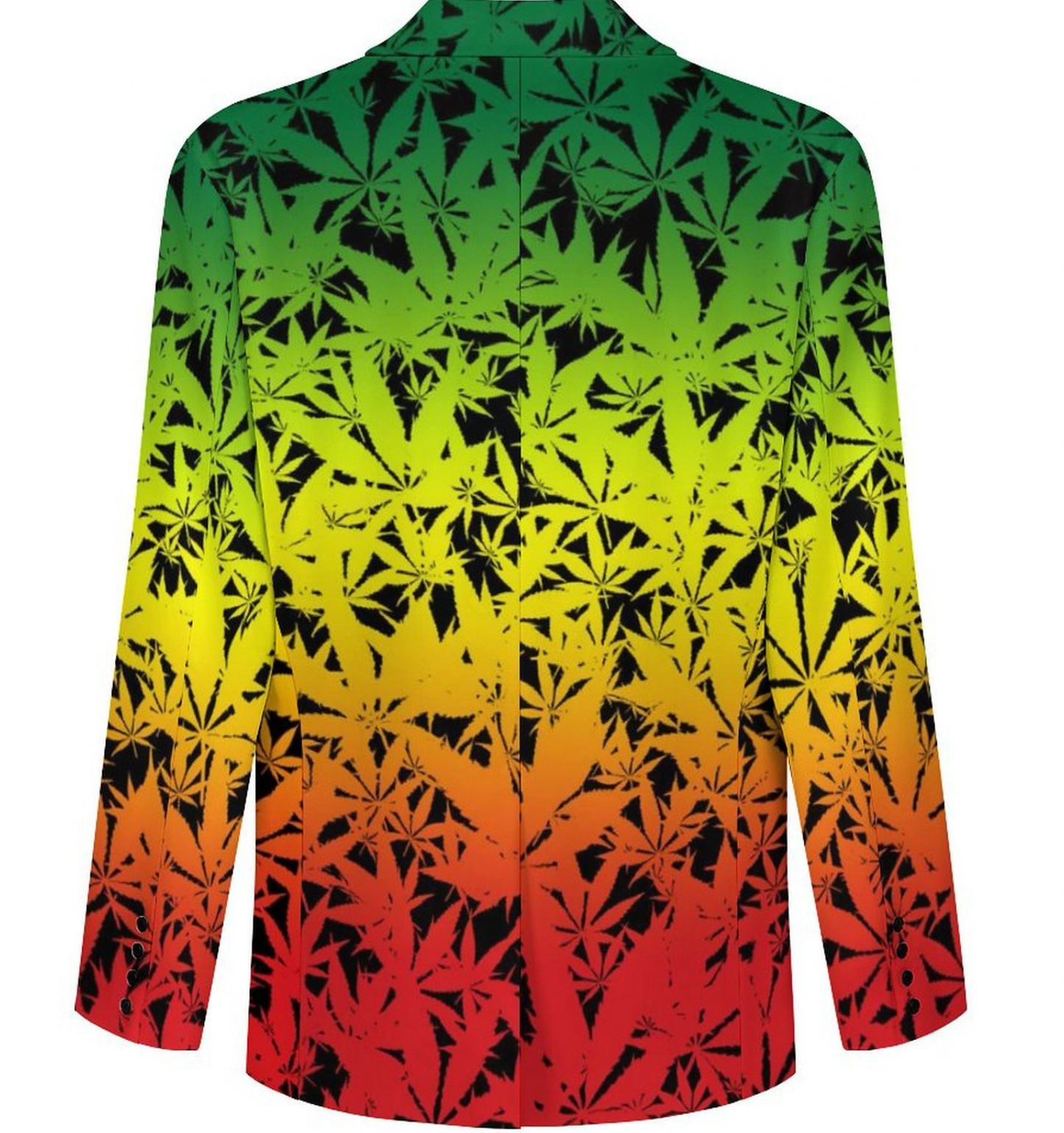 Ganja Print Blazer