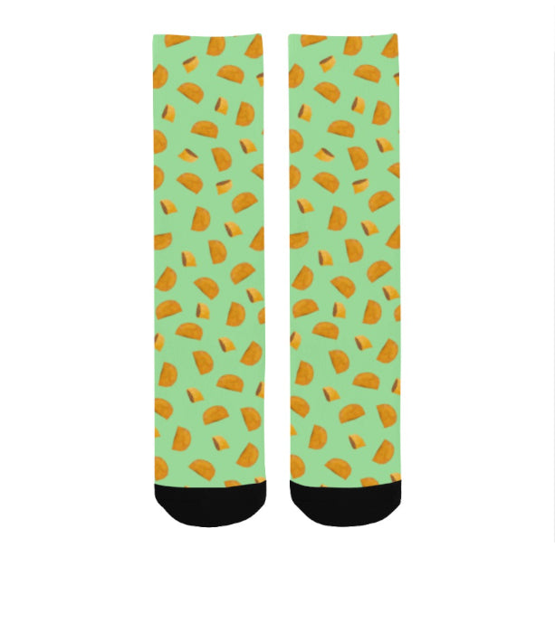 Jamaican Patty & Coco Bread Socks