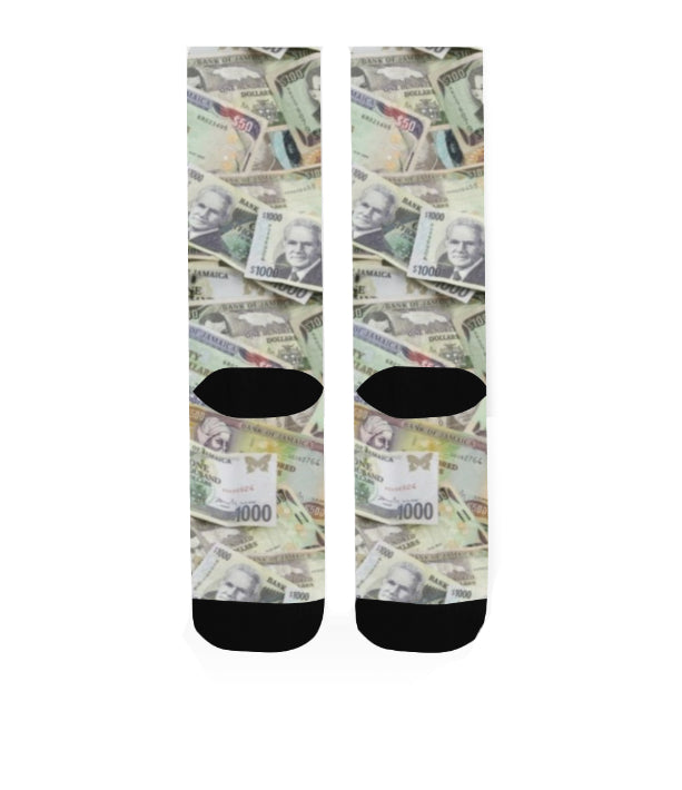Jamaican Money Socks