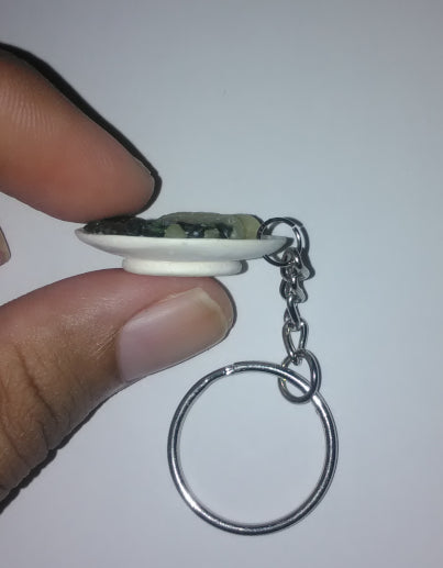 Jamaican Food Keychain