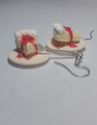 Cheesecake Cake Earrings