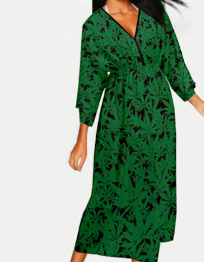 Ganja Print Dress