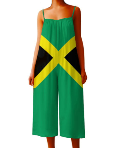 Girls' Jamaican Flag Jumpsuit