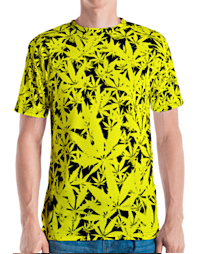 Jamaican Ganja Print Men's T-shirt