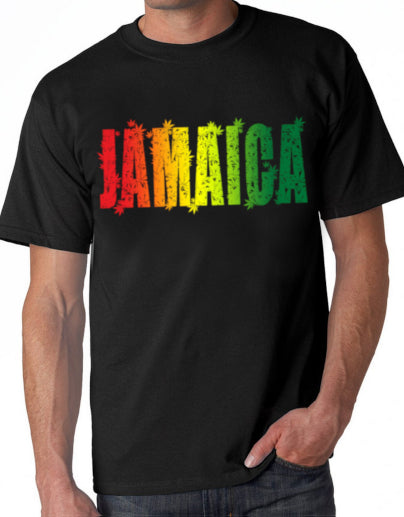 Jamaica Men's T-Shirt in Rasta Colours