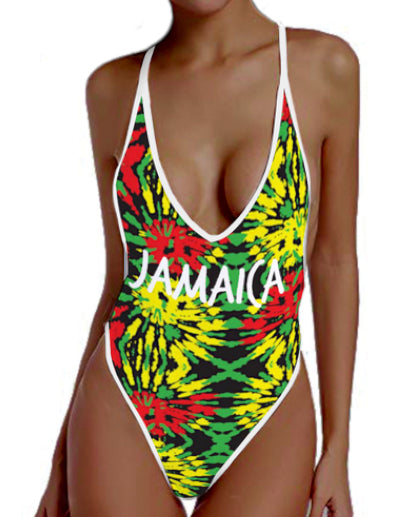 Jamaica Tye Dye Thong Swimsuit