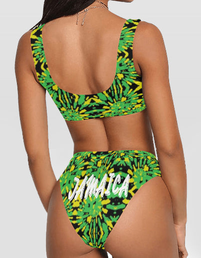 Jamaica Tye Dye Sport Bikini