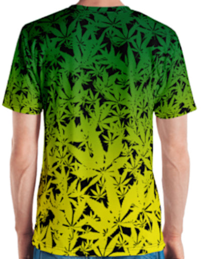 Jamaican Ganja Print Men's T-shirt