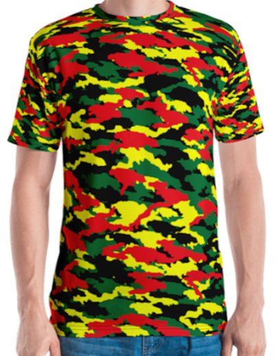 Jamaican Camouflage Men's T-shirt
