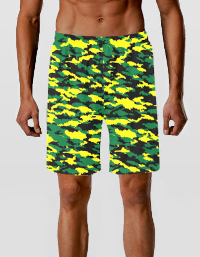 Jamaican Camouflage Swim Shorts