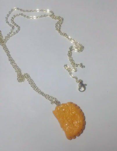 Jamaican Beef Patty Necklace