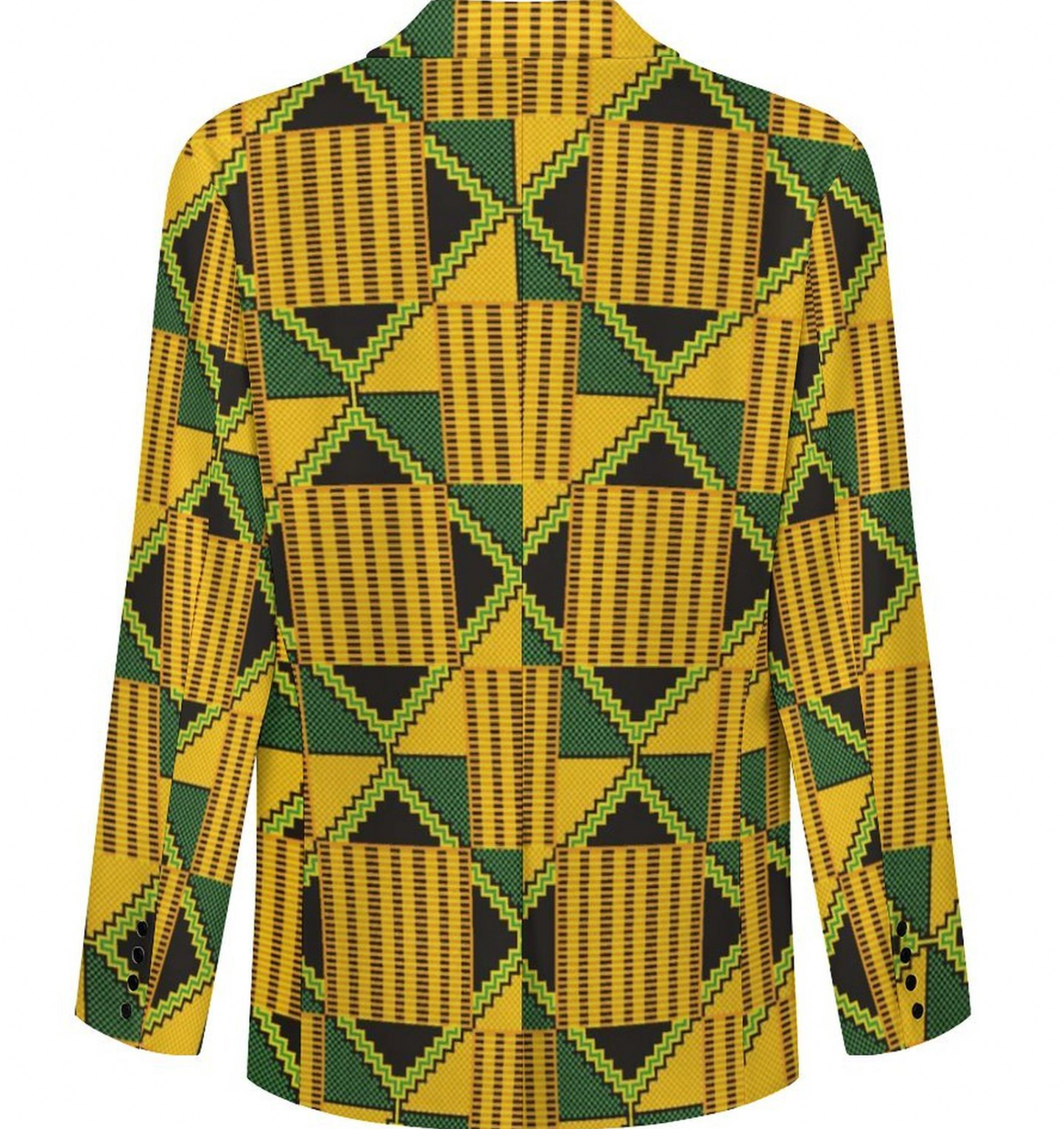 Kente Print Blazer