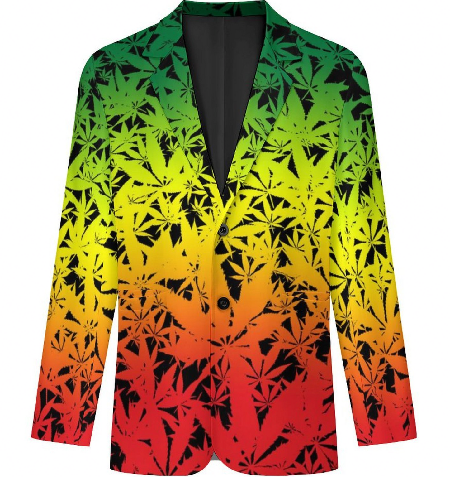 Ganja Print Blazer