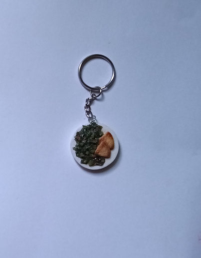 Jamaican Food Keychain