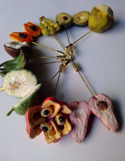 Jamaican Fruit Brooch