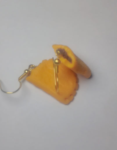 Jamaican Beef Patty Earrings