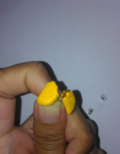 Jamaican Beef Patty Earrings