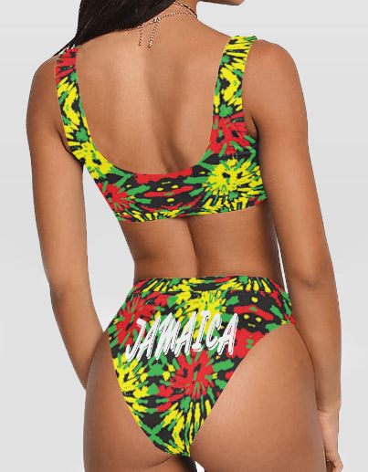 Jamaica Tye Dye Sport Bikini