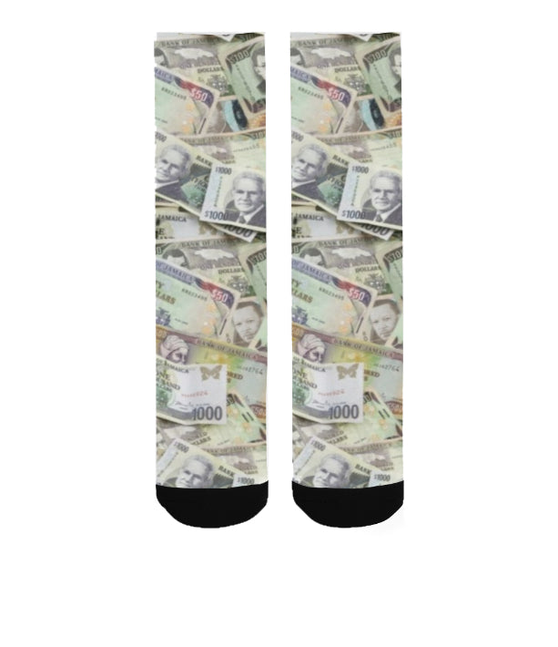 Jamaican Money Socks