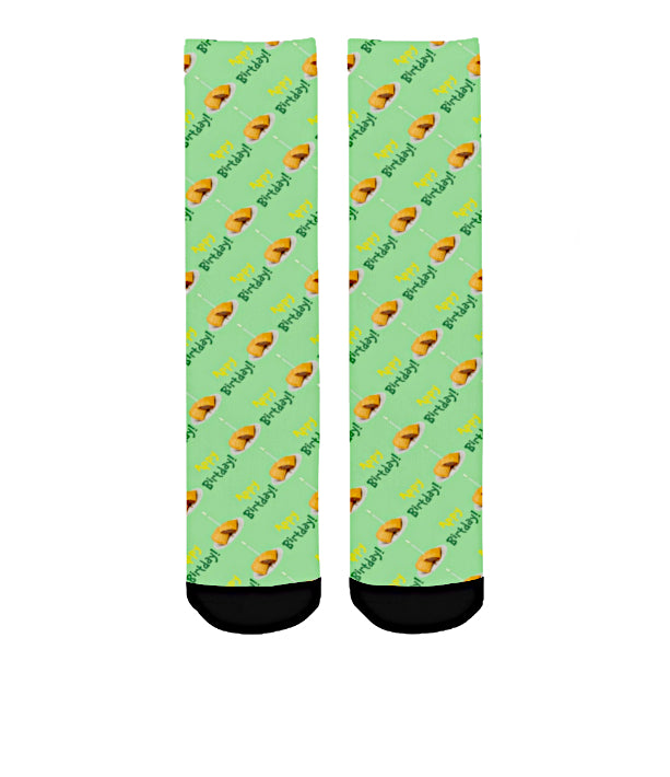 Jamaican Patty Appy Birtday Socks