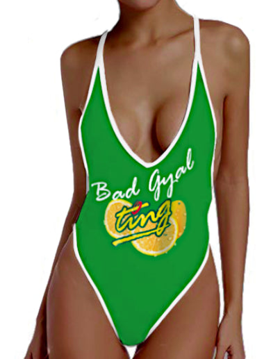 Jamaican Bad Gyal Ting Thong Swimsuit